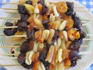 Dried Fruit Kebabs